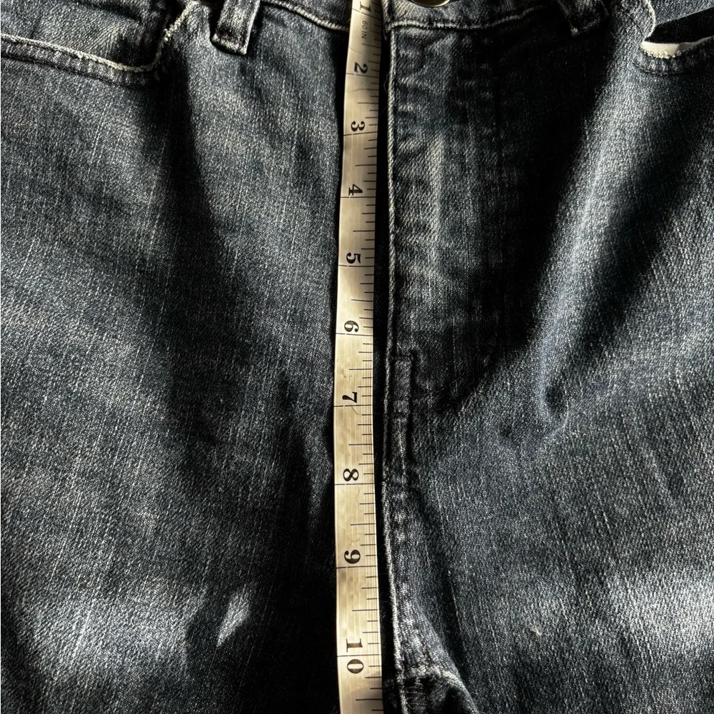 FRAME Le Original Straight Raw Hem High Rise Jeans – Dark Indigo Wash‎ – Size 26